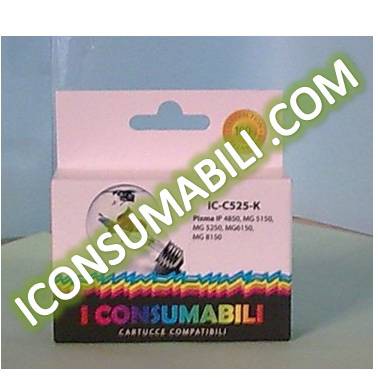 Iconsumabili Canon Compatibile CLI 525 Black
